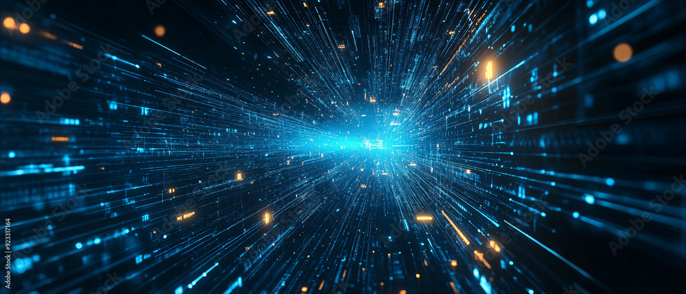 Abstract Digital Network Tunnel with Glowing Lines and Data Streams, Abstract Digital Network Tunnel with Glowing Lines and Data Stre Abstract Digital Network Tunnel with Glowing Lines and Data Streams, Abstract Digital Network Tunnel with Glowing Lines and Data Stre