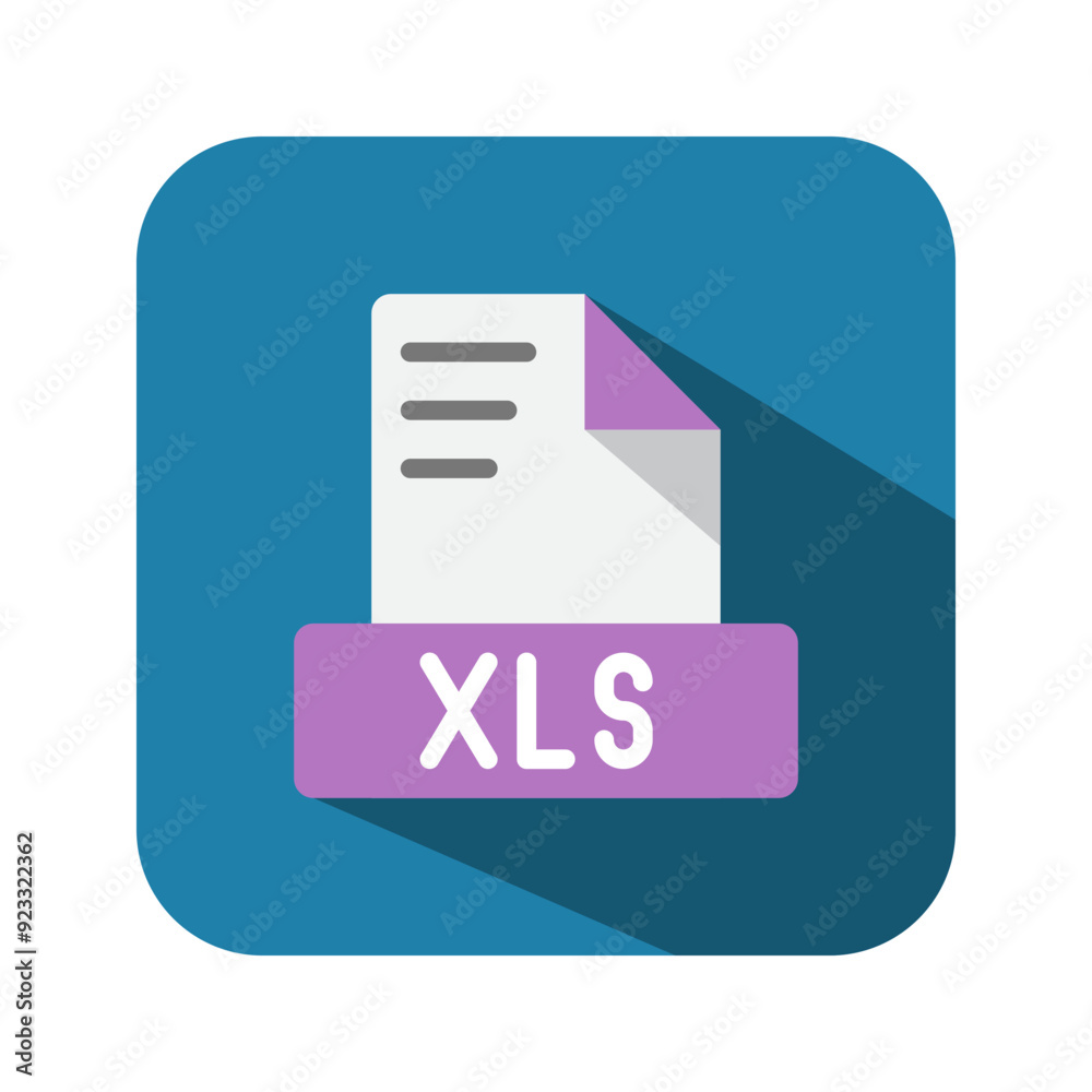 Xls text flat icons. symbol document files, archive, file type. Can be used for websites, software, UI and mobile apps. Xls text flat icons. symbol document files, archive, file type. Can be used for websites, software, UI and mobile apps.