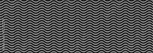 Abstract, Geometric, Lines, curve, wavy pattern, Illustration, vector, alternating overlapping, orderly arrangement background, black and white, banner, website, template, dark.