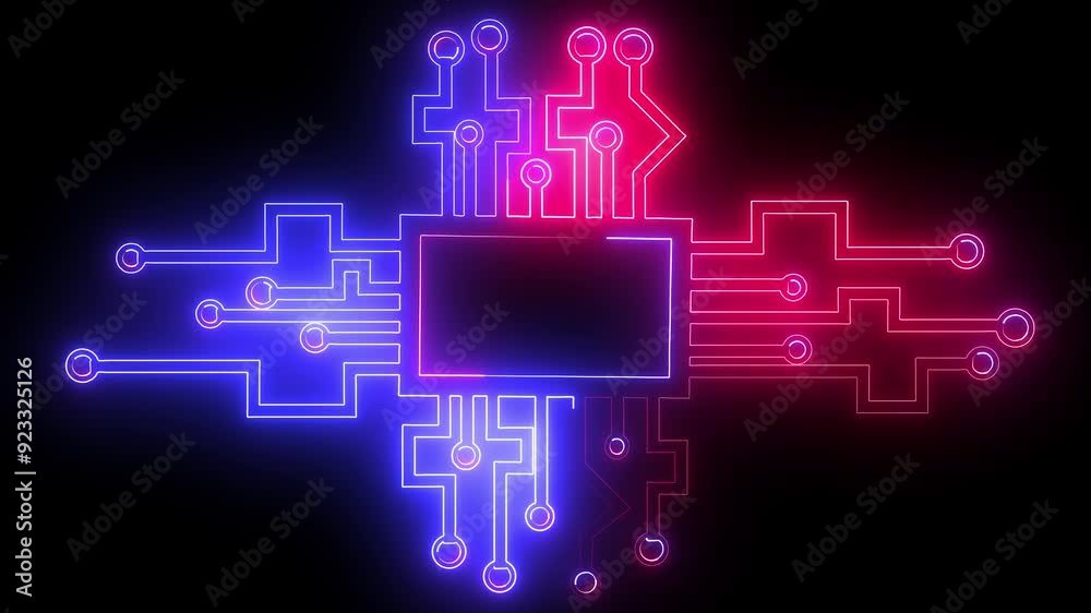 Futuristic motherboard circuit graphic 4K Loop animation background. Printed circuit board PCB. connections, communication, futuristic technology. hi-tech digital data connection .tint color Futuristic motherboard circuit graphic 4K Loop animation background. Printed circuit board PCB. connections, communication, futuristic technology. hi-tech digital data connection .tint color