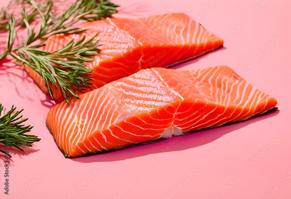Elegant Salmon on a Plate on a Modern Minimalistic Background - Perfect for Restaurants, Cafes, and Home Decor
Elegant Salmon on a Plate on a Modern Minimalistic Background - Perfect for Restaurants, Cafes, and Home Decor