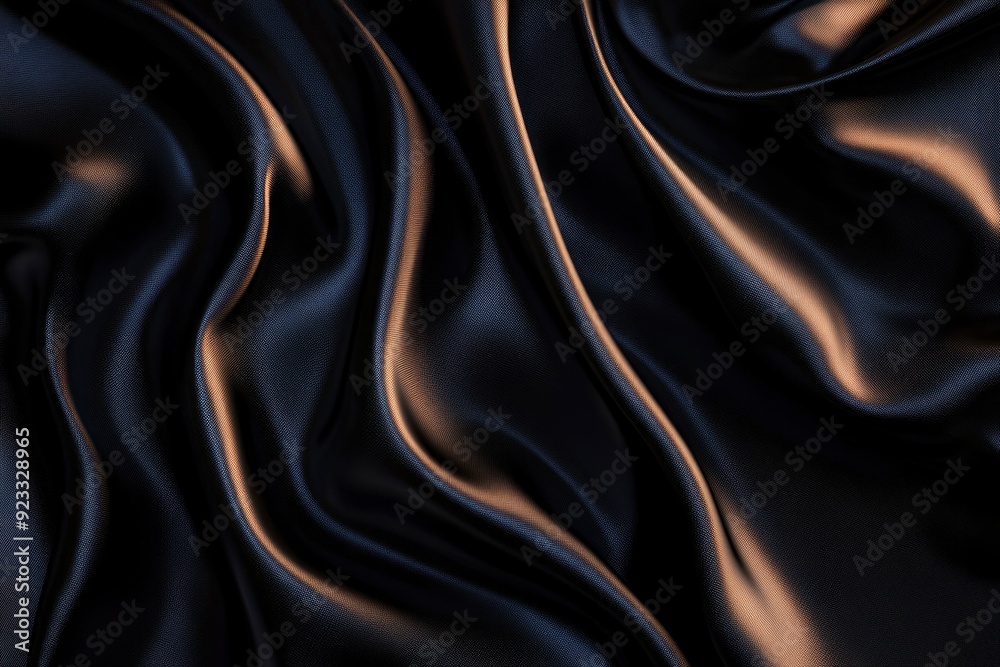 Fototapeta premium abstract background luxury cloth or liquid wave or wavy folds of grunge silk texture satin velvet material or luxurious Christmas background or elegant wallpaper design, background , ai