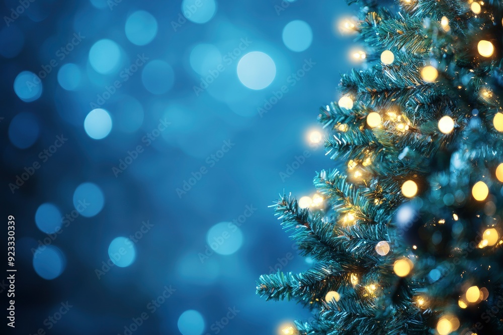 Abstract blue background. Christmas background, ai Abstract blue background. Christmas background, ai