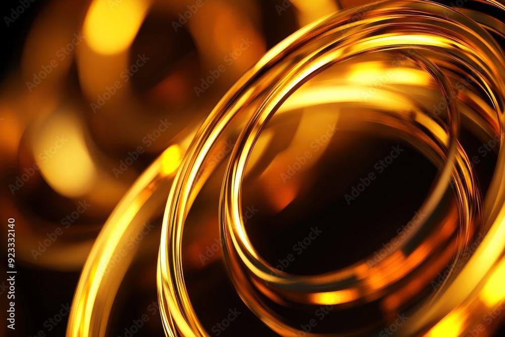 Abstract golden ring background , ai Abstract golden ring background , ai