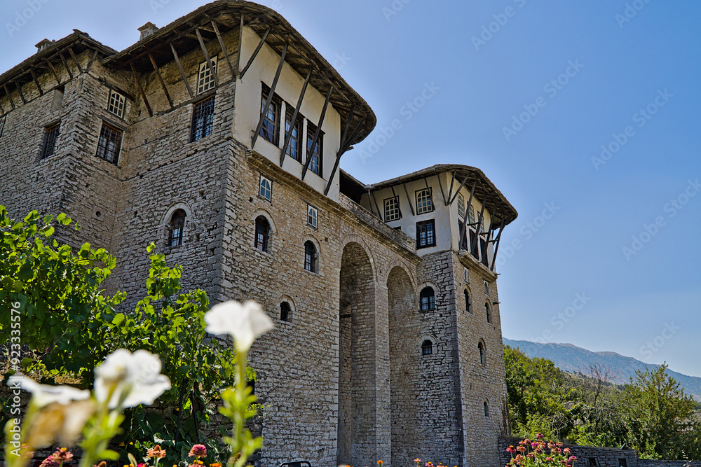 Fototapeta premium The histotic Zecate house in Gjirokastra
