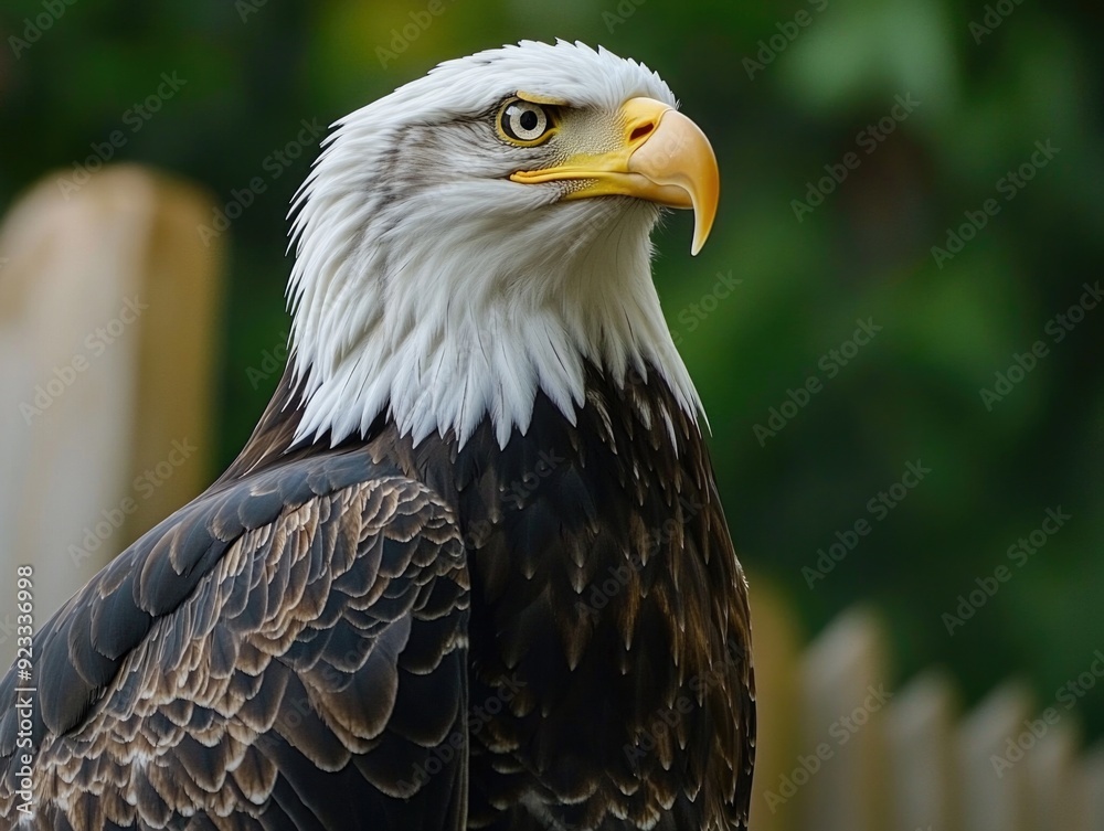 Fototapeta premium Powerful American Eagle Portrait