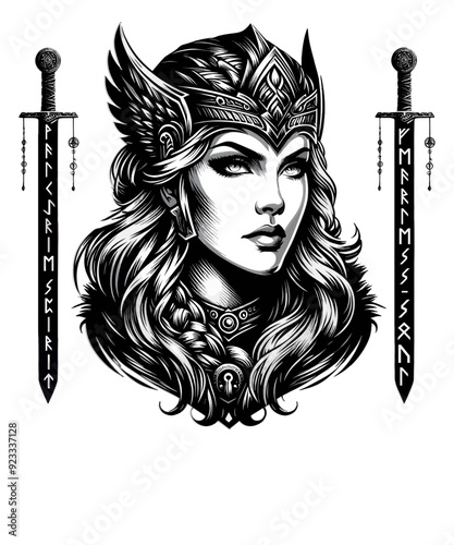 Viking Shield Maiden Warrior 