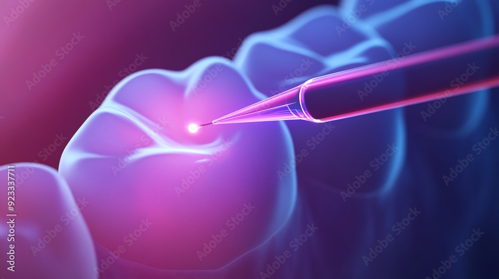 Human finger touching a spark of electrical energy
