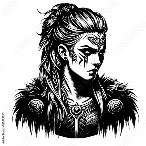 Viking Shield Maiden Warrior 