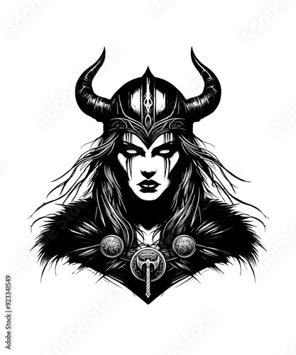 Viking Shield Maiden Warrior 