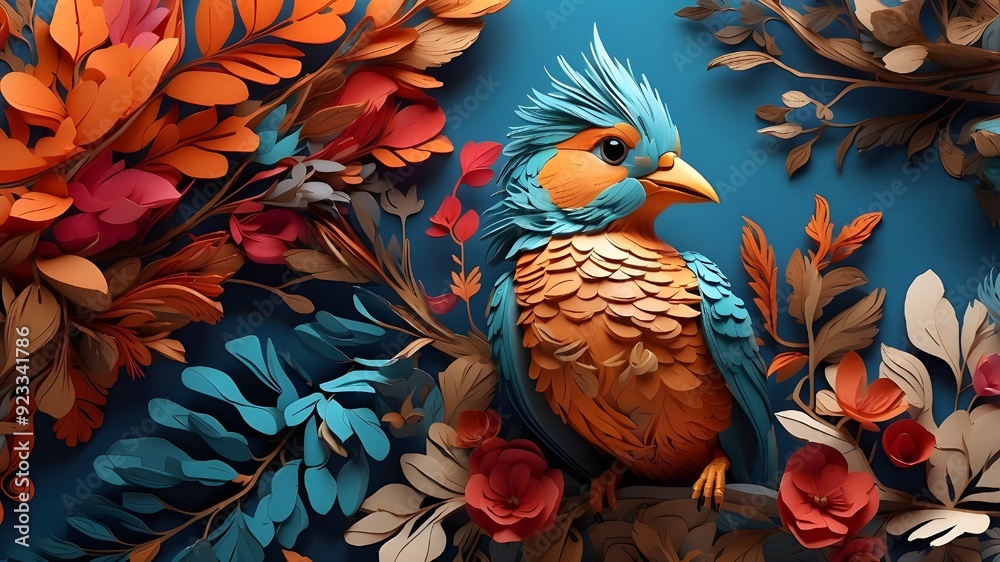 parrot on a branch parrot on a branch
