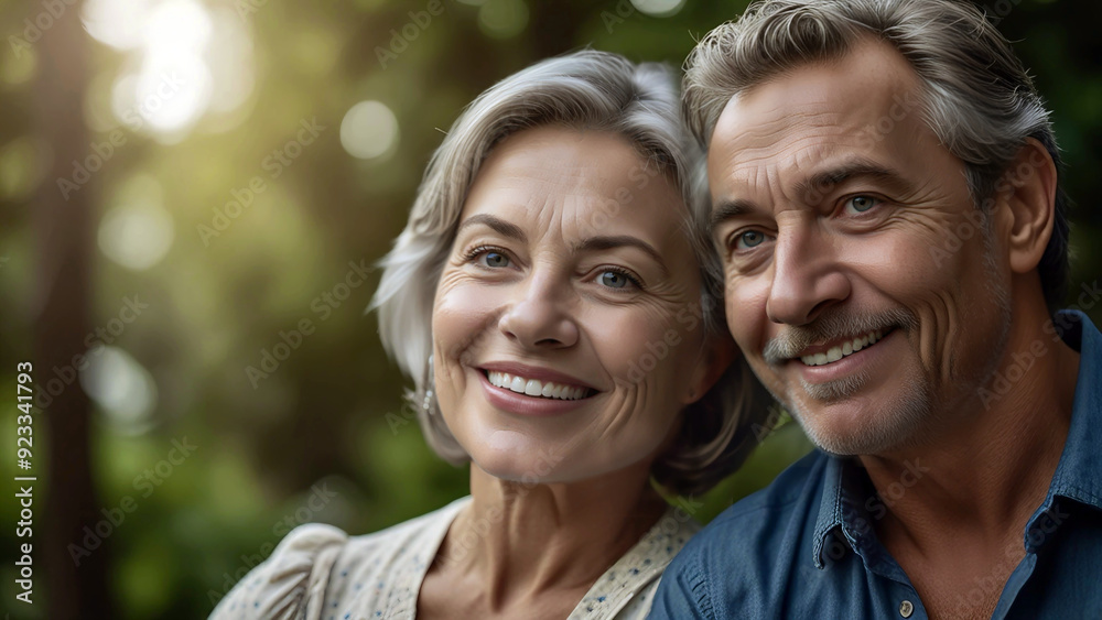 Portrait of a happy smiling mature couple Portrait of a happy smiling mature couple