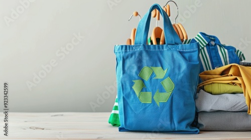 The Blue Recycling Bag photo