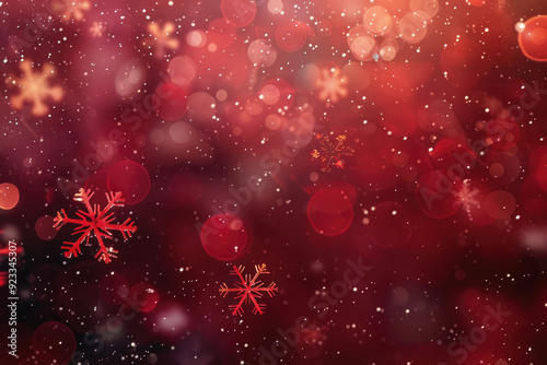 Abstract Christmas background with shinny red and gold sparkle background