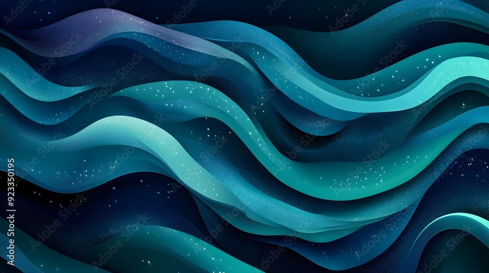 Mesmerizing Cosmic Waves A Surreal Celestial Landscape of Undulating Energetic Motions Mesmerizing Cosmic Waves A Surreal Celestial Landscape of Undulating Energetic Motions