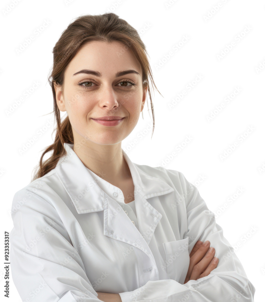 PNG Female dentist confidence pose portrait photography clothing. PNG Female dentist confidence pose portrait photography clothing.