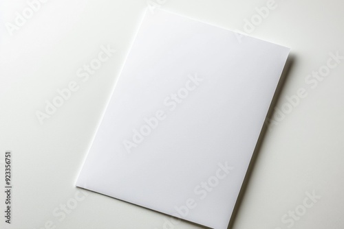 Blank A4 Paper Mockup on Isolated Background created with Generative AI