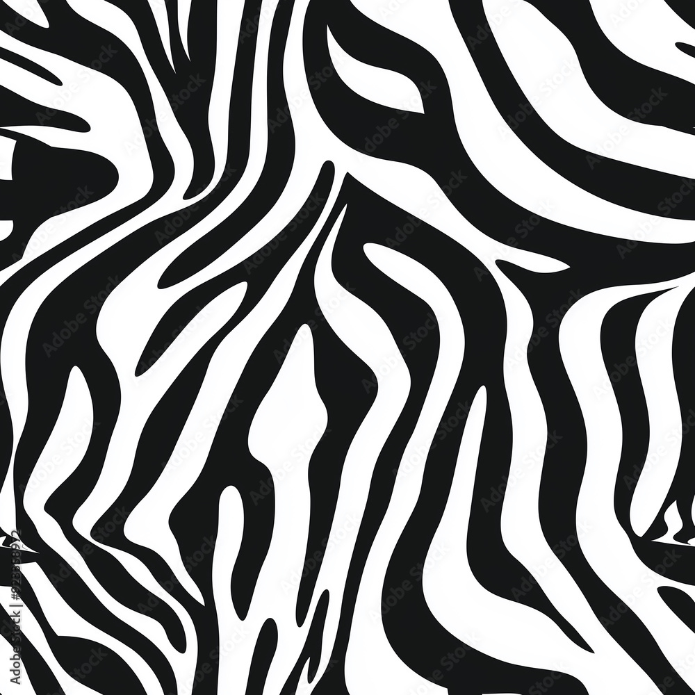 Bold seamless pattern with black and white zebra stripes. The high-contrast design is dynamic and eye-catching, perfect for making a statement in any space. Bold seamless pattern with black and white zebra stripes. The high-contrast design is dynamic and eye-catching, perfect for making a statement in any space.
