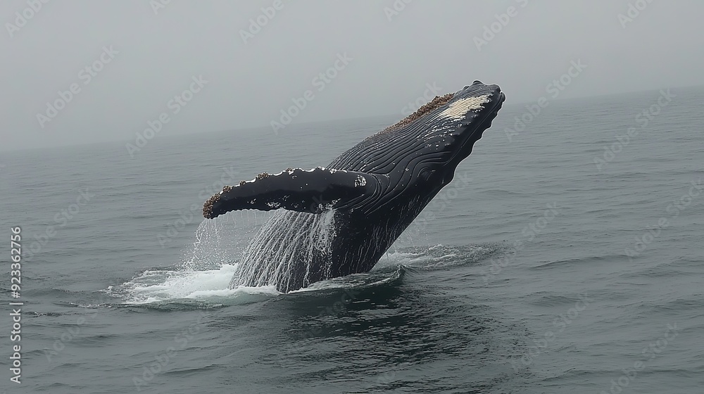 Fototapeta premium Whales in the Ocean: Majestic Marine Creatures in Their Natural Habitat