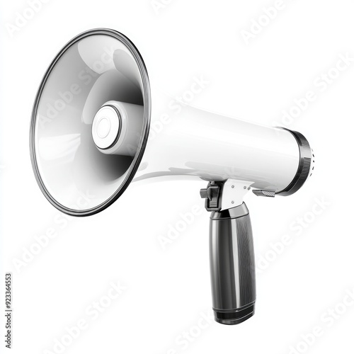 Cheer Bullhorn Icon Cinema Speaker Isolated on White Background photo