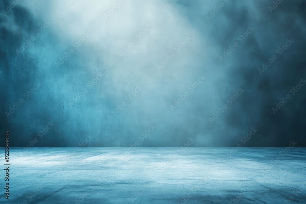 blur abstract soft blue studio and wall background , ai blur abstract soft blue studio and wall background , ai