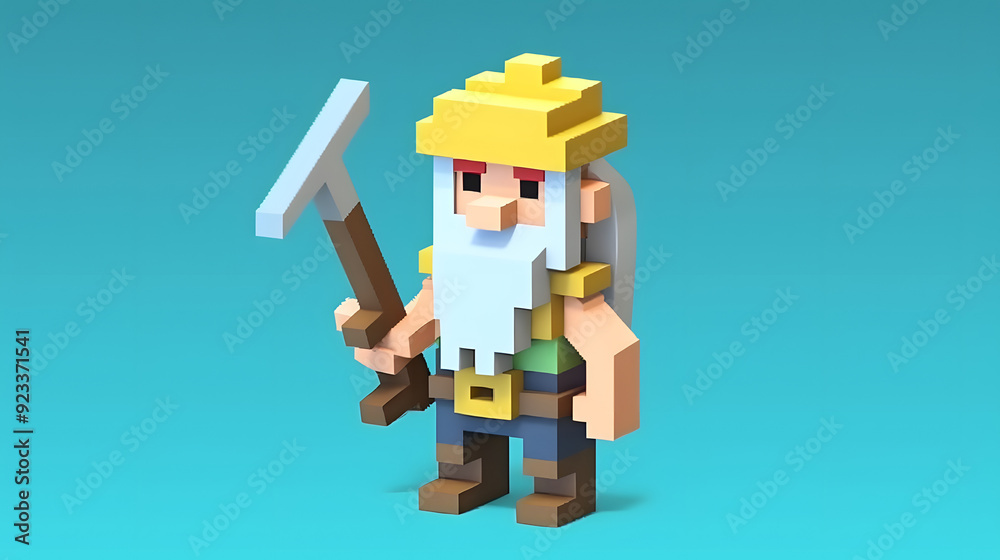 NPC game 3d pixel Cartoon NPC game 3d pixel Cartoon
