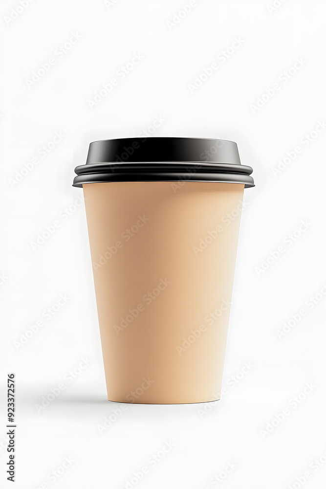 Paper coffee cup to go, take away mockup isolated on white background Paper coffee cup to go, take away mockup isolated on white background