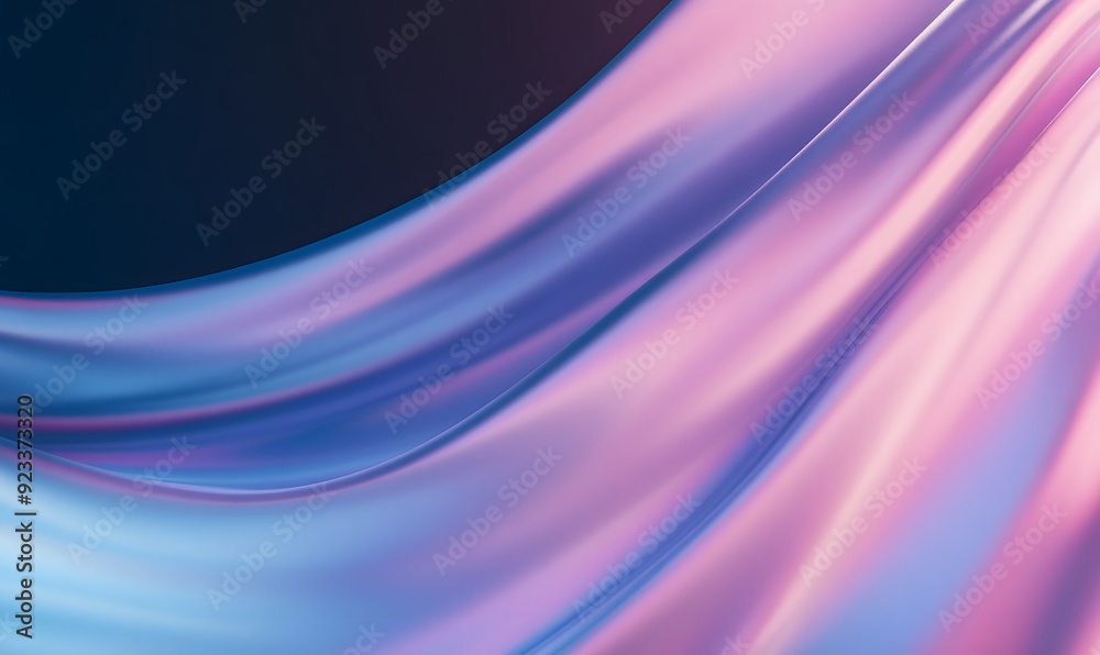 A futuristic banner with glowing, wavy liquid shapes in blue and purple, Generative AI A futuristic banner with glowing, wavy liquid shapes in blue and purple, Generative AI