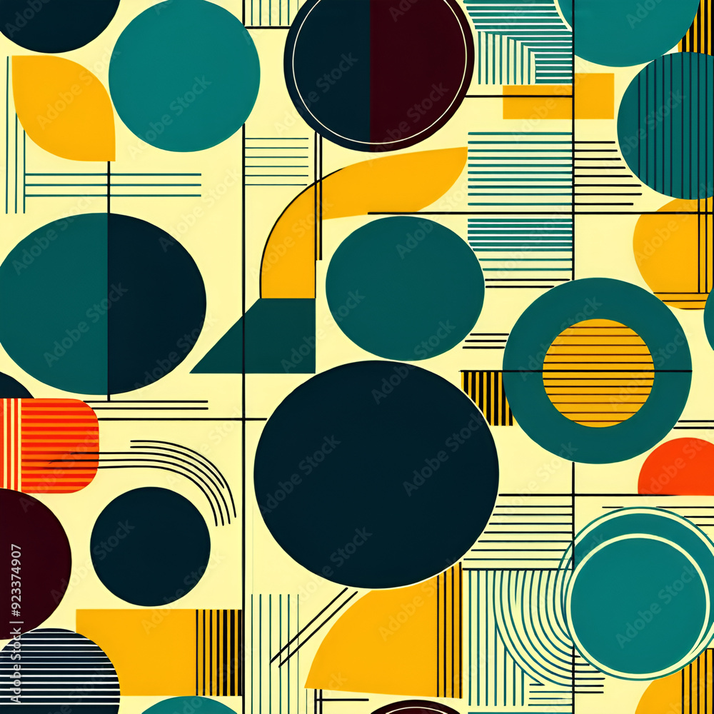 seamless pattern with circles seamless pattern with circles