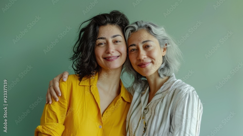 The smiling women friends The smiling women friends