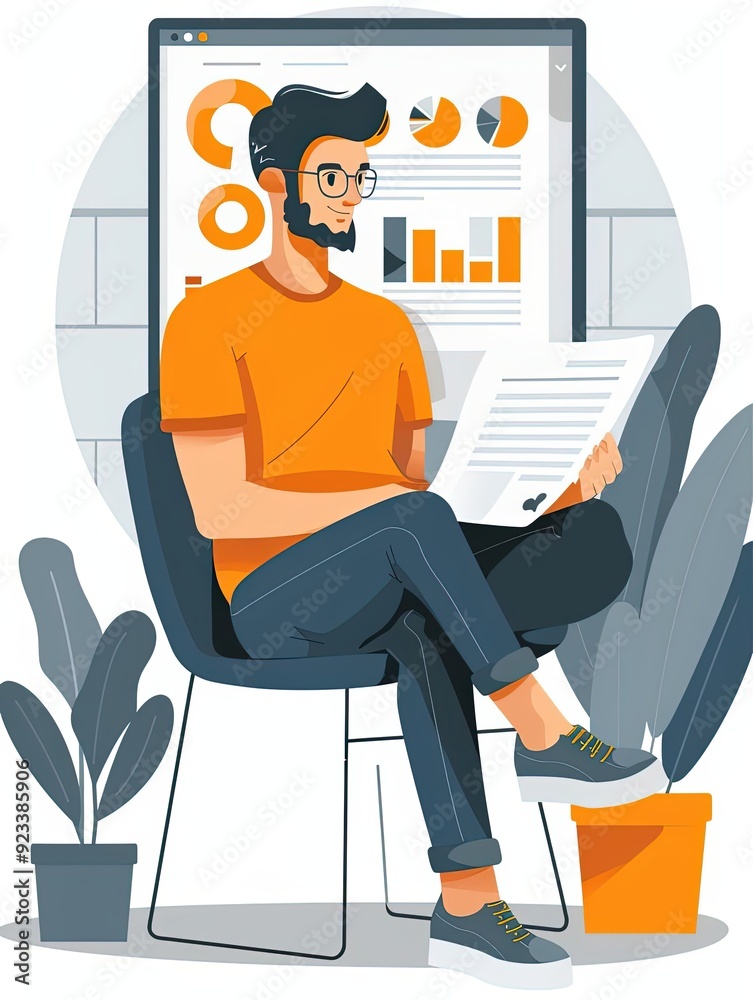 Personalization in marketing, tailored content delivery, flat design illustration Personalization in marketing, tailored content delivery, flat design illustration