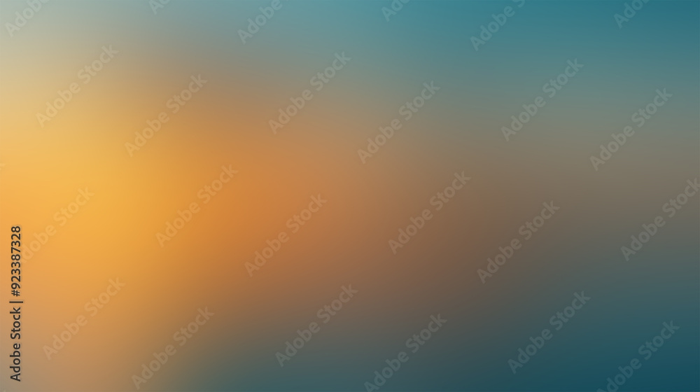 Naklejka premium abstract blurred gradient background in orange and teal tones for design projects.