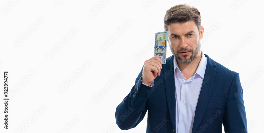 Man with hundred dollar bill, dollars banknotes. Man holding lots of 100 dollar bills. Easy money credit. Payday and payment concept. Profit and richness. Earn money. Businessman successful deal. Man with hundred dollar bill, dollars banknotes. Man holding lots of 100 dollar bills. Easy money credit. Payday and payment concept. Profit and richness. Earn money. Businessman successful deal.