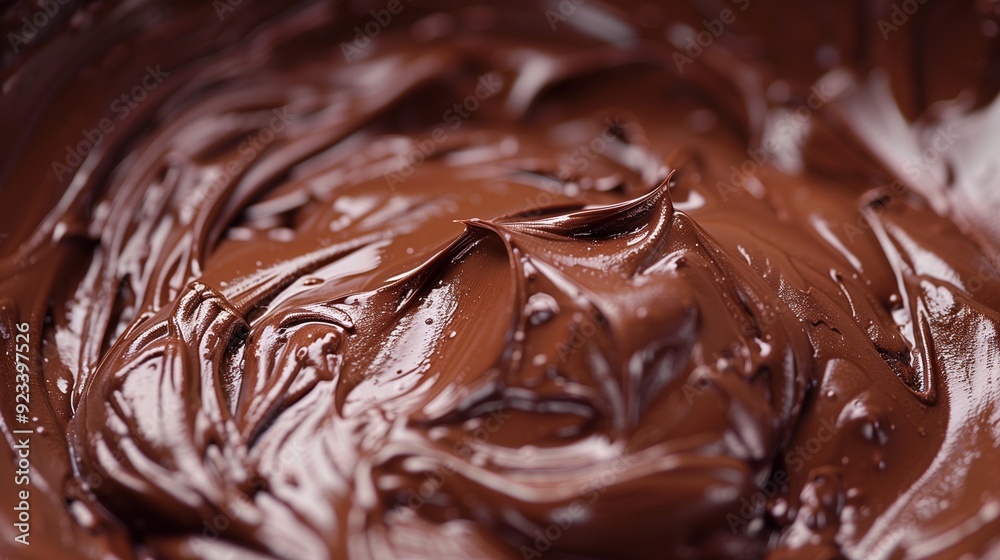 Cooking of sweet chocolate paste. Cooking of sweet chocolate paste.