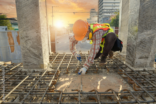 construction worker on contruction site