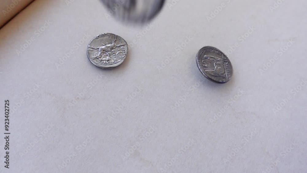 Roman Denarius silver coins of different emperors