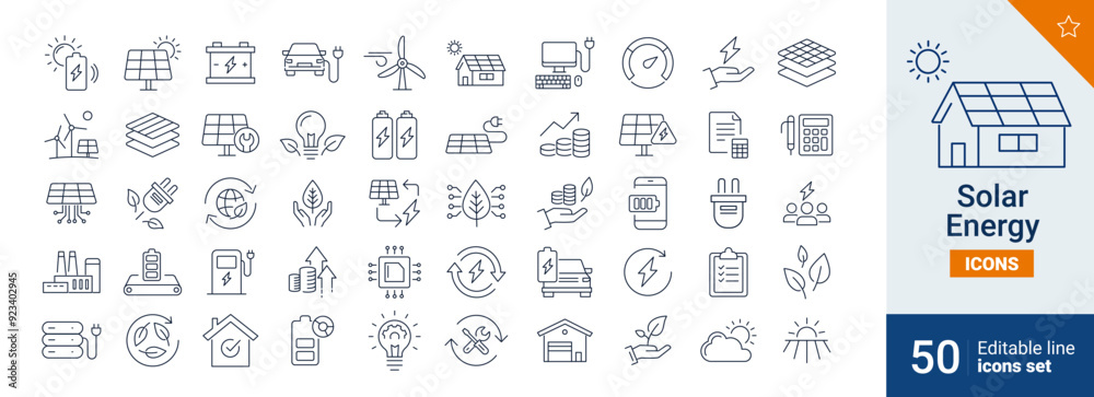 Solar icons Pixel perfect. System, sun, home, ....
Solar icons Pixel perfect. System, sun, home, ....