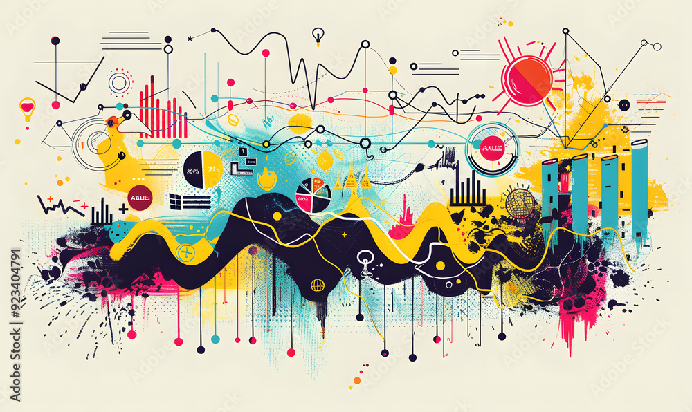 investment and business graphic advertising backgrounds