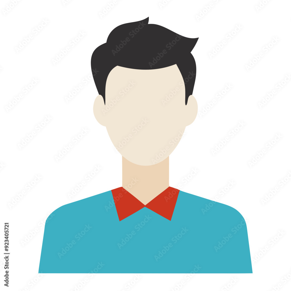 Male User Profile Avatars Vector Illustration Flat Design for Social Media Applications Websites Male User Profile Avatars Vector Illustration Flat Design for Social Media Applications Websites
