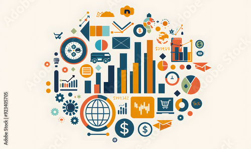 investment and business graphic advertising backgrounds