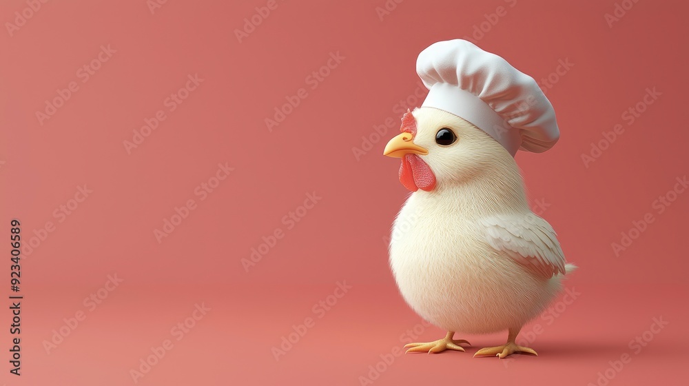 Chef Chicken A Cute and Funny Cartoon Illustration Chef Chicken A Cute and Funny Cartoon Illustration