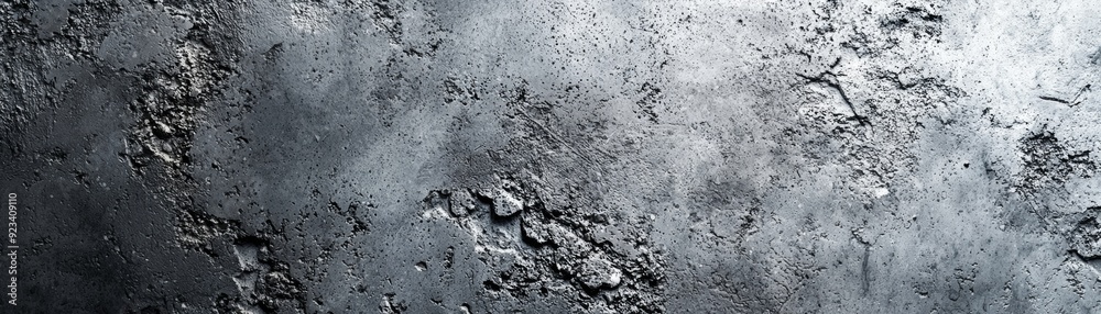 Obraz premium A textured gray surface showcasing natural stone patterns and subtle imperfections, perfect for backgrounds or design projects.