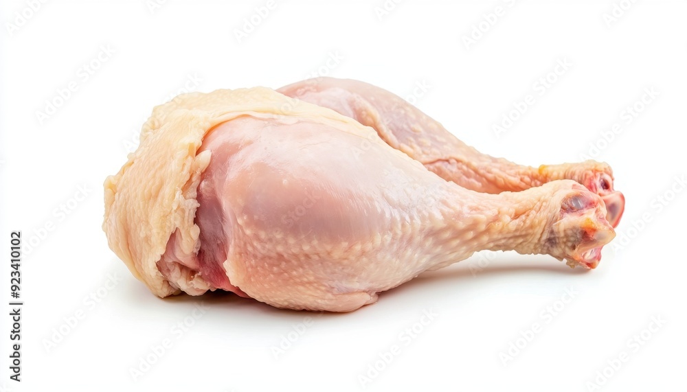 Fresh chicken drumsticks on a clean surface ready for cooking Fresh chicken drumsticks on a clean surface ready for cooking