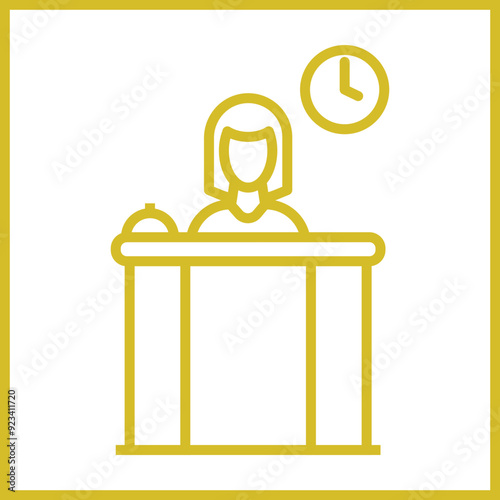 Hotel Lobby icon Design