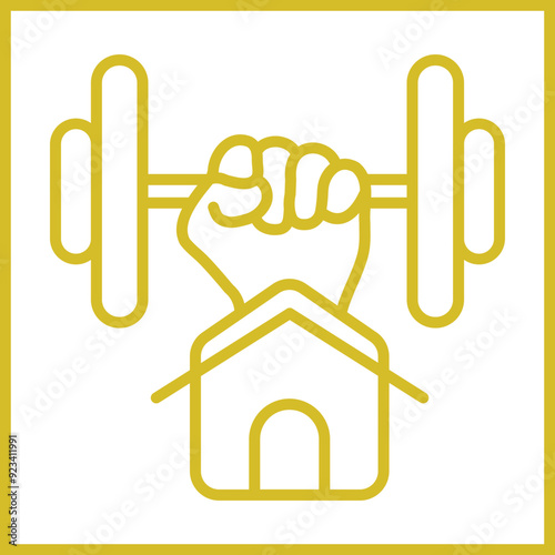 Fitness Center icon Design