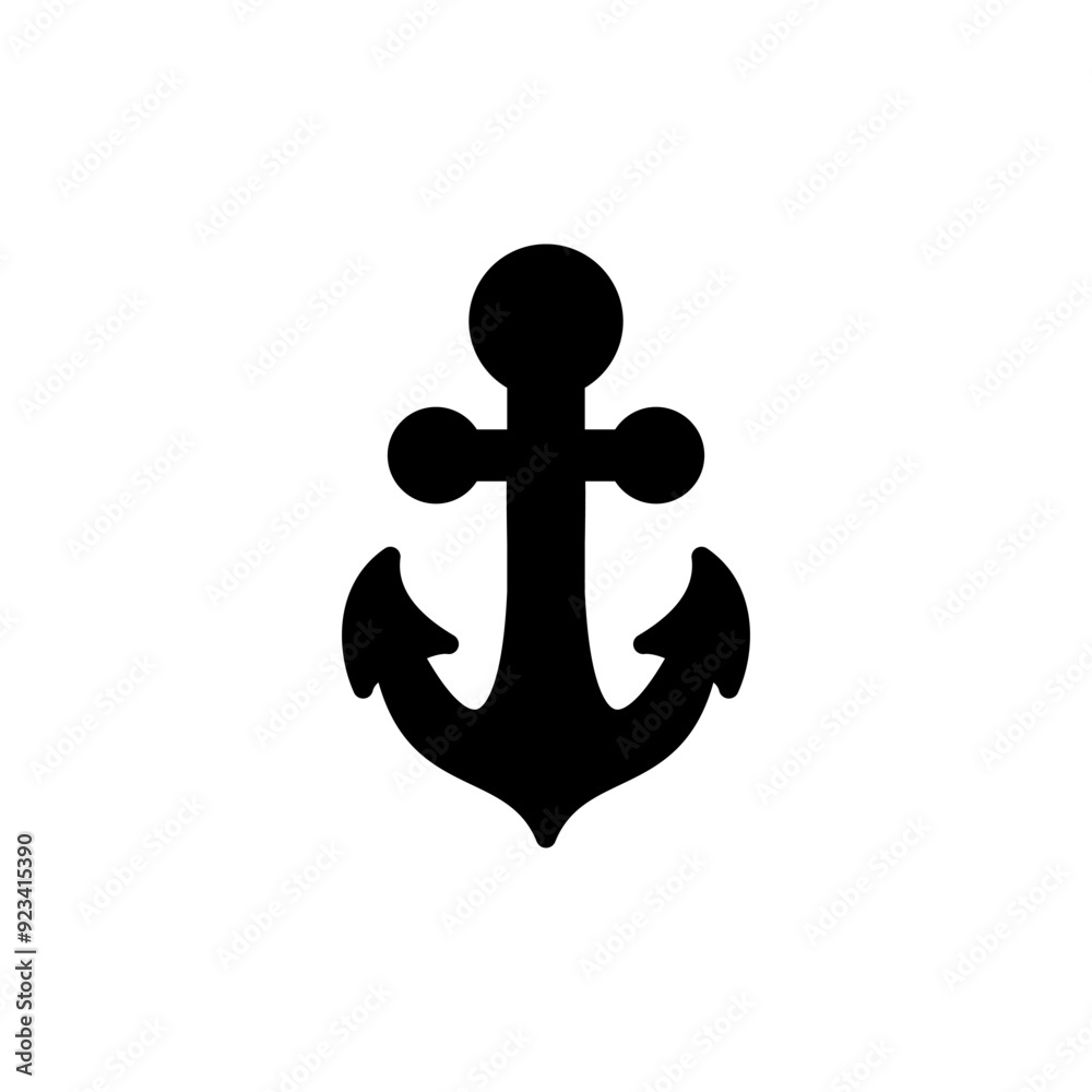 Anchor icon logo design. Anchor sign and symbol. Anchor marine icon. Anchor icon logo design. Anchor sign and symbol. Anchor marine icon.