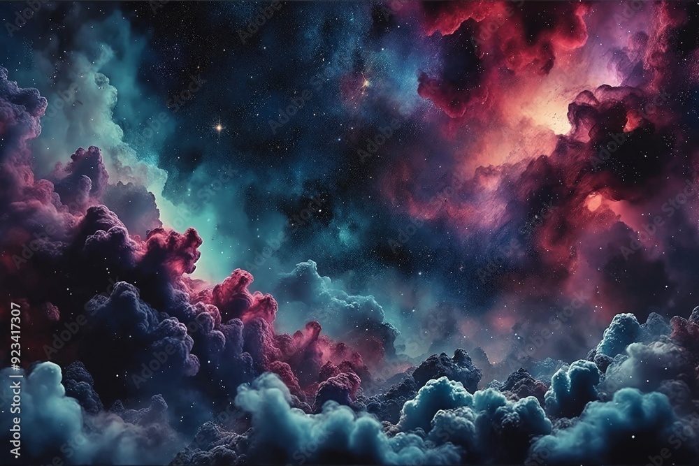 Fototapeta premium Cosmic Clouds in Space