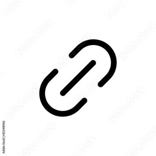 Link icon logo design. Hyperlink chain sign and symbol
