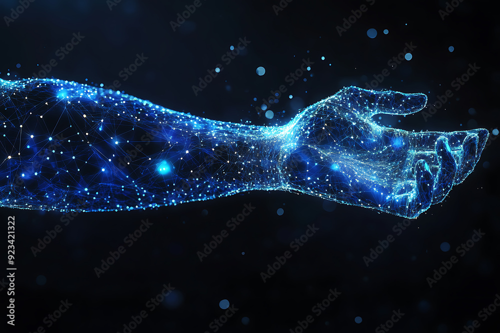 abstract digital background banner biceps abstract digital background banner biceps