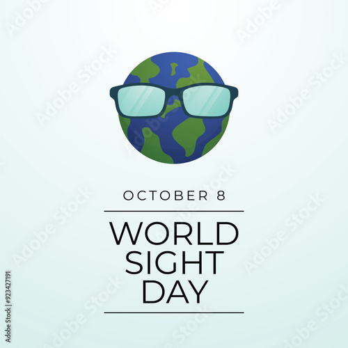 vector graphic of World Sight Day ideal for World Sight Day celebration.